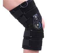 Hinged Orthopedic ROM Knee Brace Adjustable Varus Valgus Orthopedic Kneepad Knee Stabilizer Orthotics Leg Supports for Men Women, ACL, PCL, Meniscus Tear,S