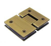 Hinged Shower Doors Glass Door Hinge 90/135/180 Degrees Suitable for 8-12 mm Glass(180 Degree Glass to Glass)