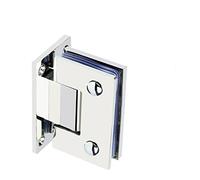 Hinged Shower Doors Glass Door Hinge 90/135/180 Degrees Wall-to-Glass Hinge Suitable for 8-12 mm Glass(90 Degree Wall to Glass)