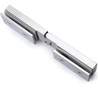 Hinged Shower Doors Glass Shower Door Hinges Pivot Hinge 304 Stainless Steel 180 Degree 8-12mm Multicolor(Silver)