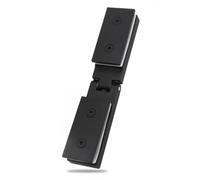 Hinged Shower Doors Glass Shower Door Hinges Pivot Hinge 304 Stainless Steel 180 Degree 8-12mm Multicolor(Black)