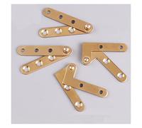 Hinges 1Pcs Copper Hinge Up and Down Hinge for Wooden Door Hinge, Invisible Chicken Hinge, One-Word Hinge, Grinding Hinge, Top Hing (Color : A- with Screws)