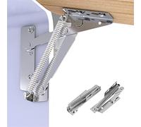 Hinges 2pcs Folding Sofa Bed Spring Hinge 10KG 80 Degree Cabinet Door Lift Up Stay Flap Top Support Hinges Furniture Hardware