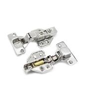 Hinges 304 Stainless Steel Hydraulic Hinge Damper Buffer Soft Close Cabinet Cup 35mm Furniture Hardware 1 Piece(Insert 1PC)
