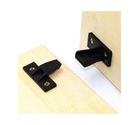 Hinges 4pcs Plastic Corner Brace Furniture Hasp Latches Connector Hinge Locks Buckle Fastener Connection Wardrobe Snap Support Fitting (Color : A)