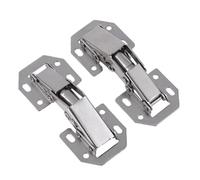 Hinges, Door Hinges, 5pcs Cabinet Hinge 90 Degree No-Drilling Hole Cupboard Door Hydraulic Hinges 3in Soft Close with Screws Furniture Hardware