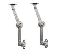 Hinges Soft Close Lid Support Rod Cabinet Door Hinge Gas Spring Cabinet Lid Support Hinge Toy Box Lifting Support (Pack of 2)