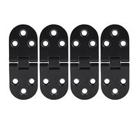 Hinges Zinc Alloy Black Door Flap Hinge Table Flip Hinge for Cabinet Hardware Accessory for Drop Front Desk Drawer Doors4 Pcs