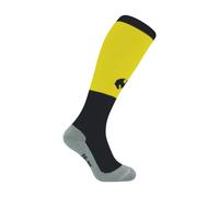 Hingly 1 Pack Adults & Kids Knee High Fun Patterned Hockey Socks - Batman - Black / Yellow - 4-6 UK