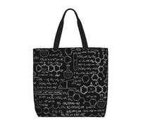 Hingor Abstract Science Chemistry Illustration 3d Print Totes Bag Handbag Crossbody Bag Large Capacity Shoulder Bags With Zipper For Women Ladies Girls School,College,Shopping,Work