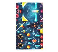 Hingor Abstract Science Chemistry Print Soft Hand Towel Ideal For Use In Bathroom, Kitchen, Gym, Spa & General Cleaning, Compact & Lightweight Multi Purpose Hand Towels 27.5x16 Inch