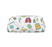 Hingor Abstraction Biology Chemistry4 Print Fashion Stationery Pencil Bag Toiletry Pouch with Zipper for Cosmetics, Stationery, Purse, Pencil Case - Travel