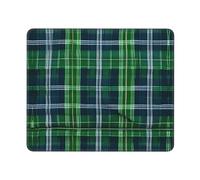 Hingor Blue Scottish Tartan Print Mouse Pad, Office Home Personalized Mouse Mat Design, Waterproof Mousepad, Non-Slip Rubber Base Computer Mouse Pads For Wireless Mouse
