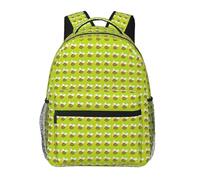 Hingor Cartoon Bee Print Unisex Leisure Backpack Lightweight Travel Work Everyday Use Weekend Getaways