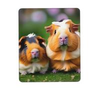 Hingor Cute guinea pigs print Mouse Pad with Stitched Edges, Premium-Textured Mouse Mat Pad, Non-Slip Rubber Base Mousepad for Gaming Laptop Computer