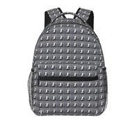 Hingor Cute Penguin Print Unisex Leisure Backpack Lightweight Travel Work Everyday Use Weekend Getaways