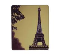 Hingor Eiffel Tower Paris print Mouse Pad with Stitched Edges, Premium-Textured Mouse Mat Pad, Non-Slip Rubber Base Mousepad for Gaming Laptop Computer