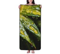 Hingor Exotic Tropical Pineapples Print Microfiber Coral Velvet Soft Absorbent Bath Towels Bathroom Towels For Gym Beach Pool Hotel