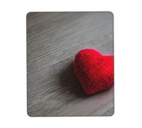 Hingor Falling Red Heart print Mouse Pad with Stitched Edges, Premium-Textured Mouse Mat Pad, Non-Slip Rubber Base Mousepad for Gaming Laptop Computer