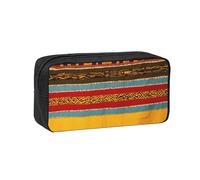 Hingor Native American Pattern Print Big Capacity Pencil Case Pencil Pouch Pen Case School Supplies Cute Pencil Box