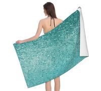 Hingor Small Dot Tiles Shape Print Beach Towel, Soft Lightweight Microfiber Quick Dry Bath Towels Gifts For Bathroom, Pool, Travel, Swimming Decor 31"X51"