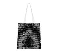 Hingor Supernatural Inspiration Print Aesthetic Canvas Tote Bag For Women, Cute, Trendy & Reusable Canvas Shopping Bag Bags For School, Shopping, Gym, Library And Beach