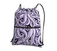Hingor The Sea Witch Inspired Print Drawstring Backpack String Bag Sackpack Cinch Water Resistant For Gym Shopping Sport Yoga