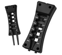 HINGTAI 3-in-1 Golf Tee Height Adjuster, Divot Repair Tools, Good Size Not Heavy, Portable Versatility Tools with Ball Marker and Tee Holder for Golf Course Use