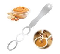 HINGTAI Stainless Steel Peanut Butter Mixer, Versatile Peanut Butter Stirrer Tools, Machine Washable Convenient Stirrer Tools Supplies, Suitable for Egg Liquid, Yogurt, Sauce