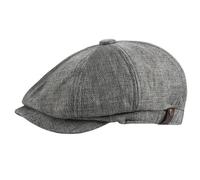 HINGTAT Men's Newsboy Hats 8 Panel Herringbone Tweed Hat Adjustable Vintage Gatsby Ivy Irish Cap Cabbie Driving Flat Cap Fishing Cap Golf Cap