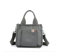 HINGTAT Tote Bag with Zipper Small Canvas Japanese Handmade Handbag with Compartments Multifunction Crossbody Shouder Bag Changing Bag for Women Teen Girls School Work Travel