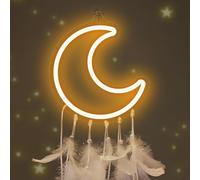 Hinittey Neon Signs Dream Network (Warm Half Moon)