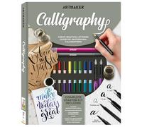 Hinkler - Art Maker Studio Calligraphy Kit - Crafts for Adults - Calligraphy for Beginners - Complete Set with Calligraphy Pens