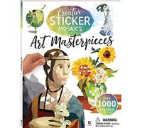 Hinkler - Creative Mosaic Art - Masterpieces by Sticker - Painting with Over 1000 Stickers