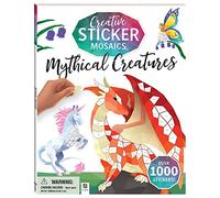 Hinkler - Creative Sticker Mosaics - Mythical Creatures - Painting by Sticker - Mosaic Sticker Book for Adults - Creature Sticker Art