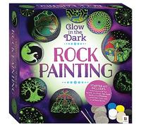 Hinkler Glow in The Dark Rock Painting Kit for Adults Creative Arts and Crafts | Art Projects Kits for Adults | Painting Sets | Learn to Paint Rocks [Toy] Cameron, Katie