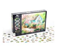 Hinkler - Mindbogglers Artisan 1000 Piece Jigsaw : Country Cottage - 1000 Piece Jigsaw Puzzles for Adults - Challenging Puzzle Games - Gifts