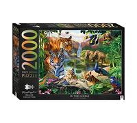 Hinkler | Mindbogglers Deluxe Collection 2000-Piece Jigsaw Puzzle In the Jungle by Garry Fleming | Adult's Jigsaw Puzzle | Animal Jigsaw