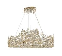 Hinkley Anya Linear Chandelier, Silver