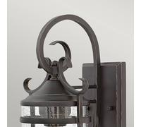 HINKLEY Casa S outdoor wall light, lantern shape, 1-bulb