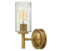 Elstead Collier 1 Light Wall Light Brass, E27