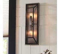HINKLEY Fulton wall light, bronze, two-bulb