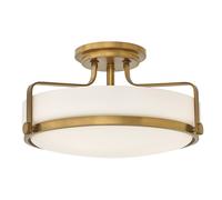 HINKLEY Harper semi-flush ceiling lamp Ø 36.6cm, old brass