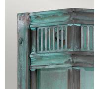 HINKLEY Holborn outdoor wall light verdigris finish 2-bulb