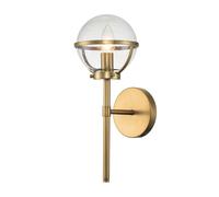 Hinkley Hollis 1 Light Heritage Brass Clear Seeded Opal Glass Wall Light