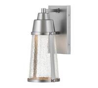 Hinkley Miles Outdoor Wall Lantern Painted Satin Nickel IP44 Netlighting Grey One Size