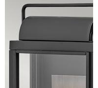 HINKLEY Sag Harbour outdoor wall light, 2-bulb black
