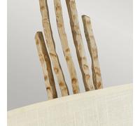 HINKLEY Spyre wall light, white/cream gold