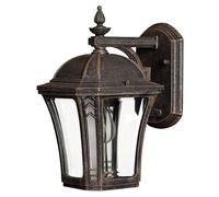 Elstead Wabash 1 Light Small Outdoor Wall Lantern Mocha Ip44, E27