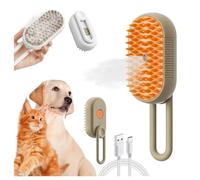 HINNVCL 3 in 1 Comb for Cats & Dogs - Steam & Water Brush with Electric Grooming Massage